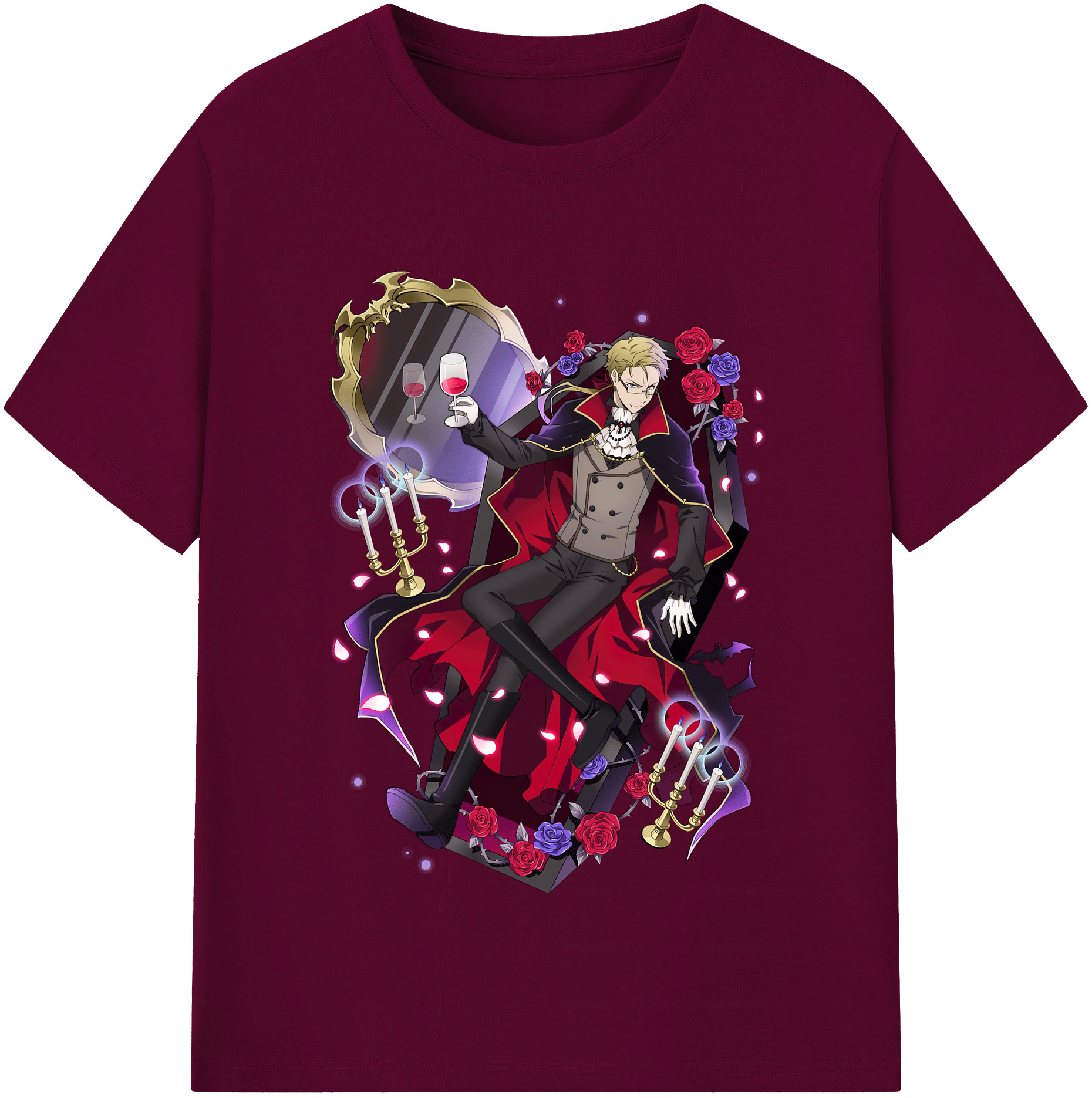 （画像用） 文豪ストレイドッグス Bungo Stray Dogs レディースカジュアルプリントTシャツ（綿100％）